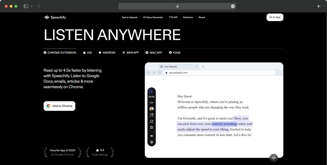 Speechify Integrations