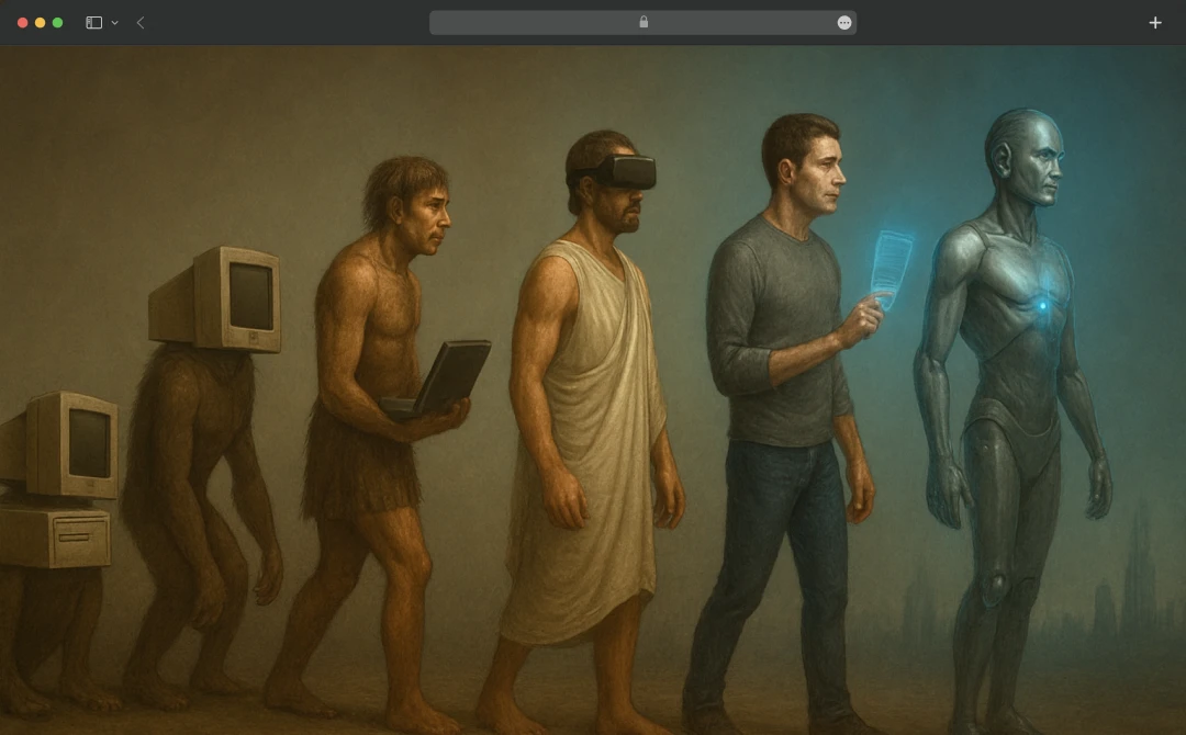 Evolutionary stages of AI