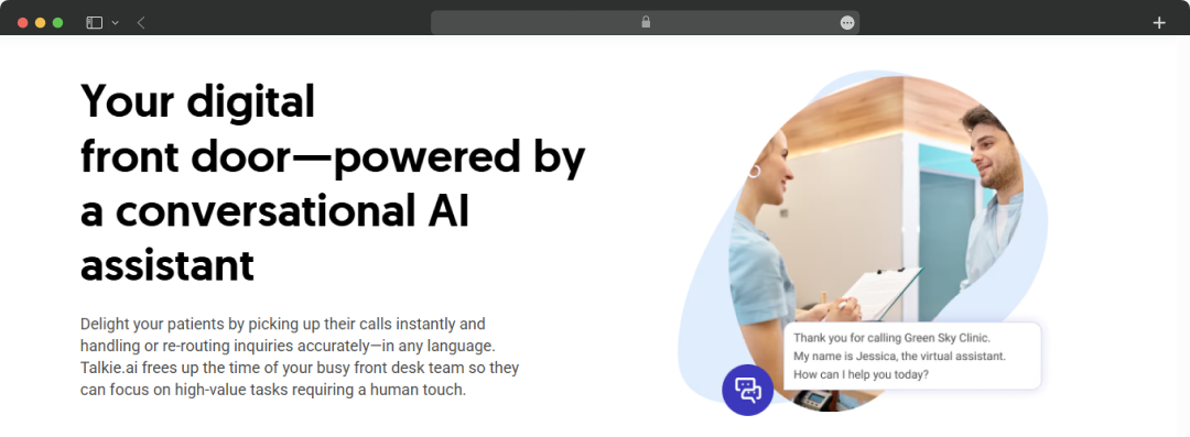 Talkie AI’s 24/7 virtual assistant