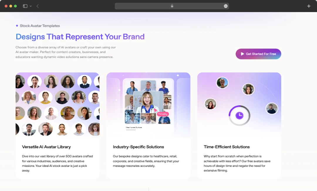 HeyGen template library