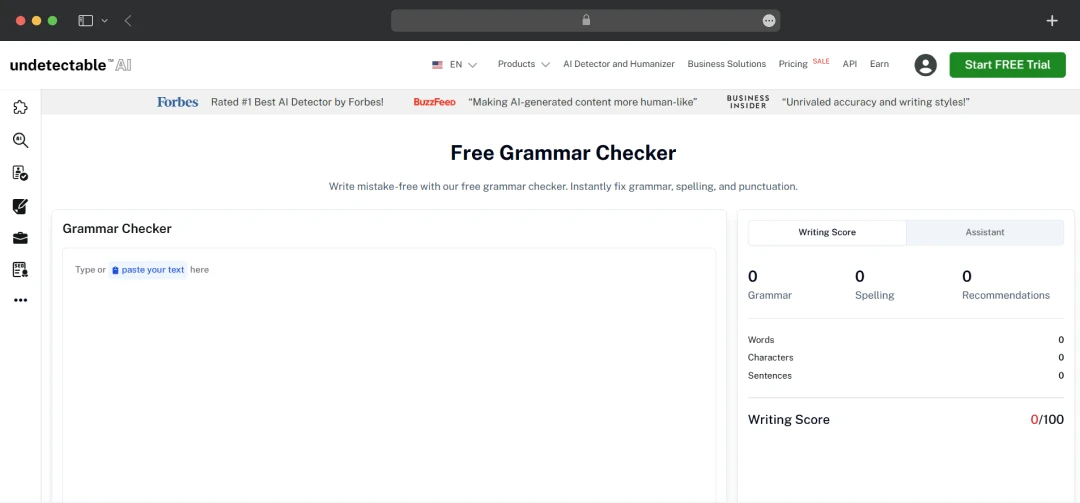 AI grammar checker