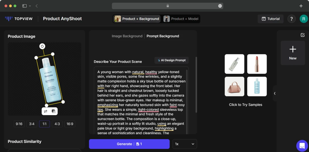TopView AI Product Anyshoot
