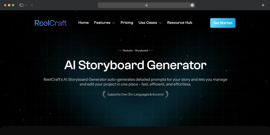 ReelCraft AI storyboard generator