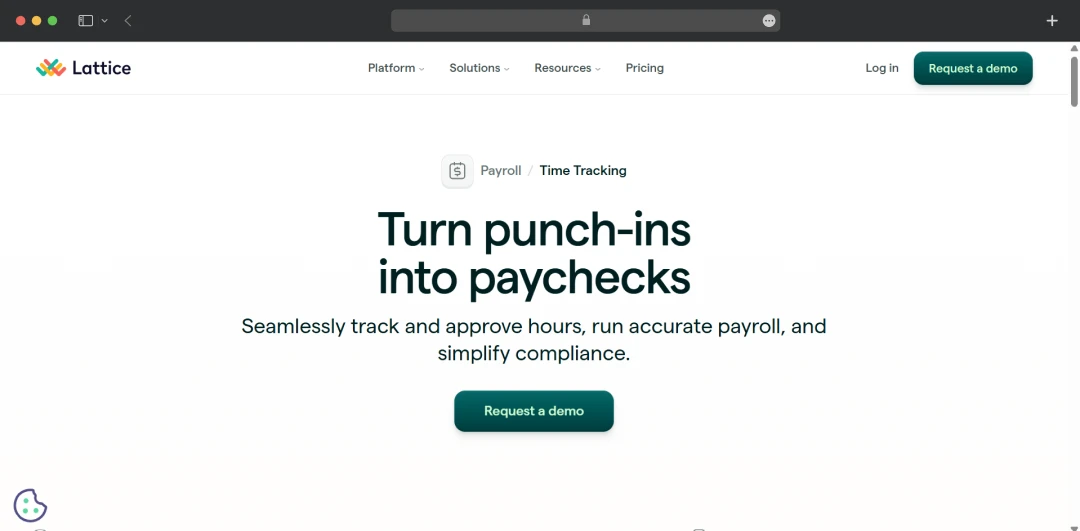 Lattice time tracking tools