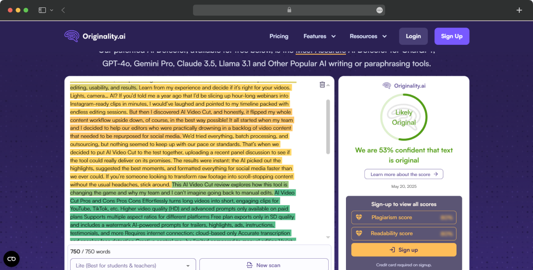 AI Content Detection