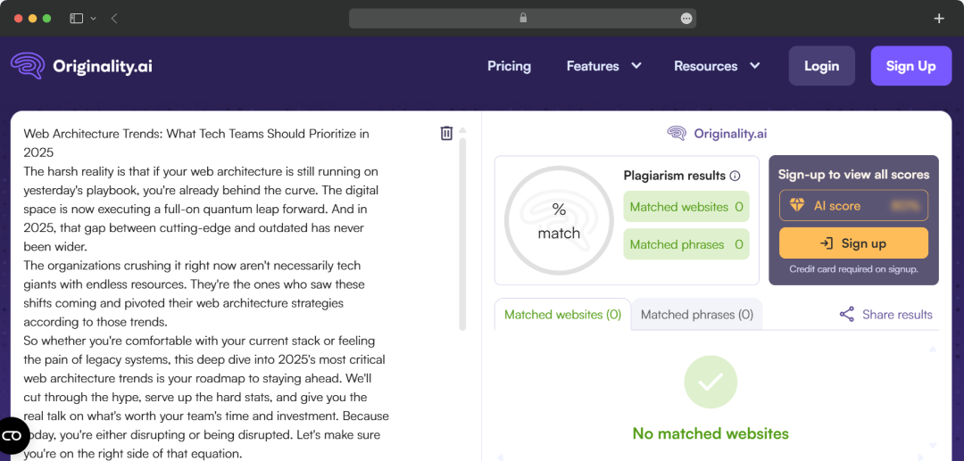 Plagiarism Detection