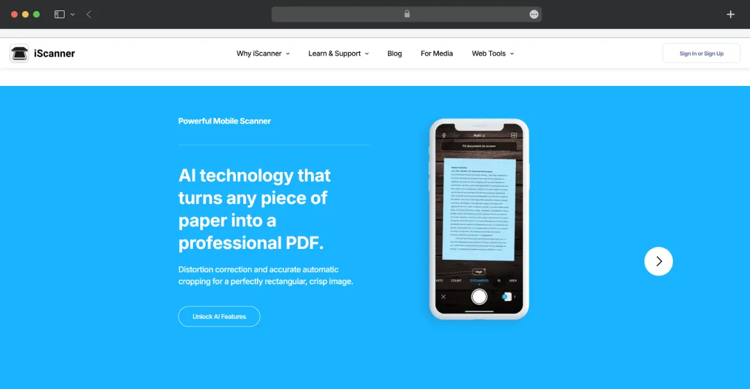 iScanner AI-powered scanning and restoration