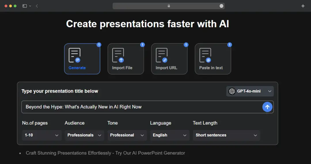 Set Your Preferences