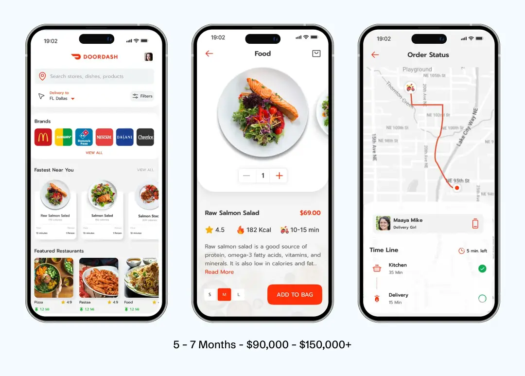 DoorDash screen