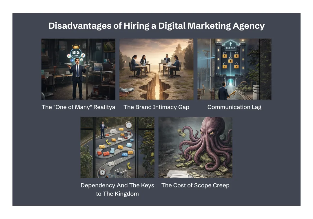 Disadvantages of Having a Digital Marketing Agency
