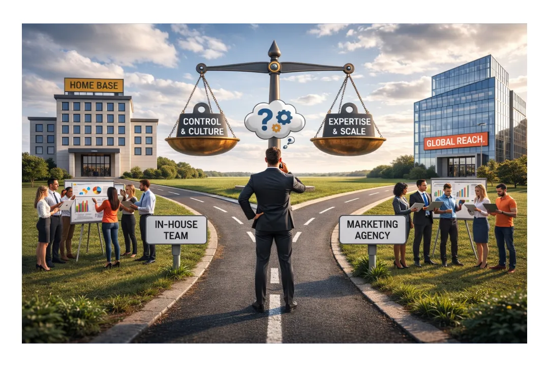 How to Decide Between In-House vs Marketing Agency
