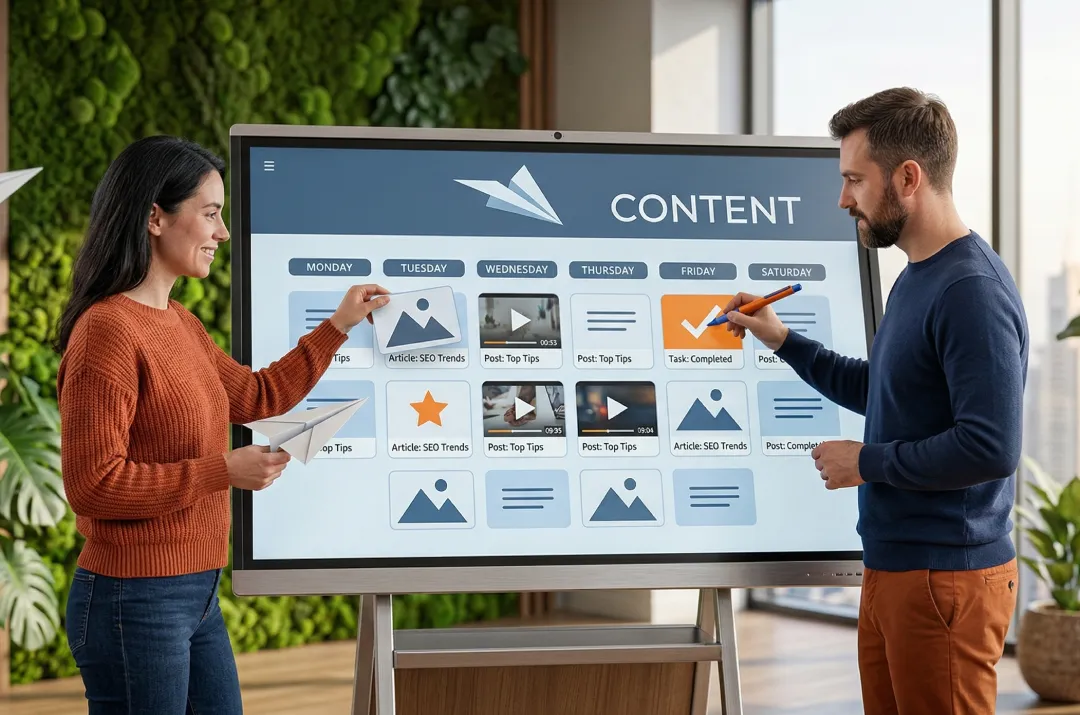 Creating content marketing strategies