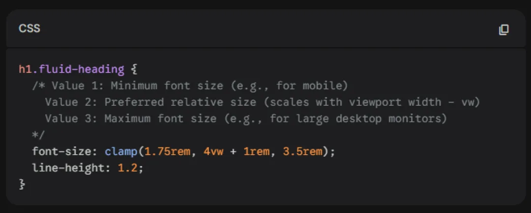 Fluid Typography