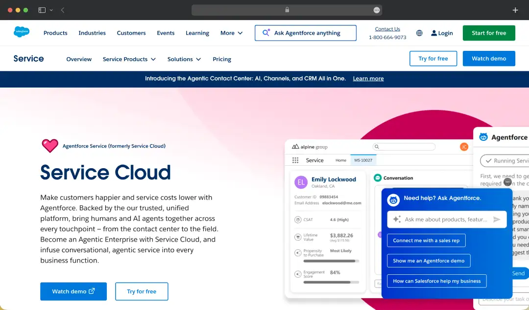 Salesforce Service Cloud