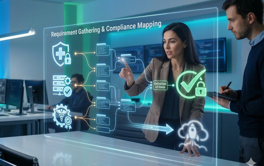 Requirement Gathering & Compliance Mapping in Agile Implementation in Healthcare