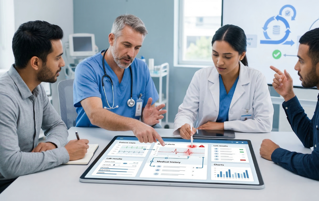 Iterative Prototyping and User Testing in Agile Implementation in Healthcare
