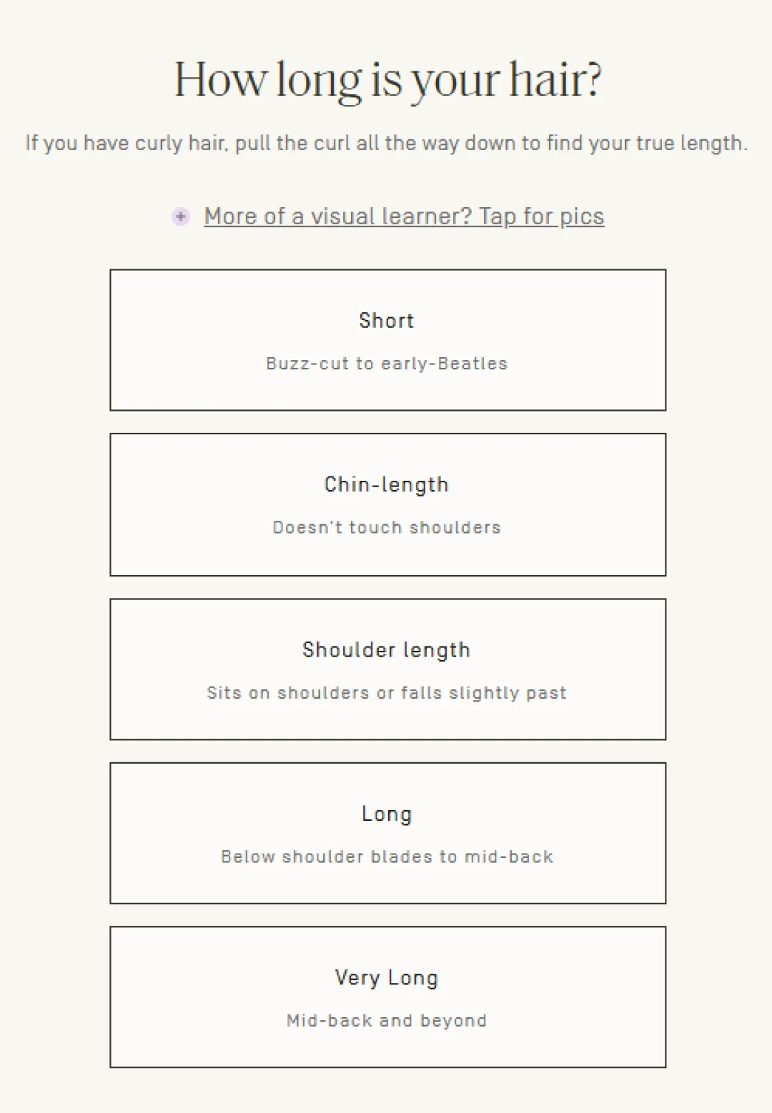 Survey funnel example