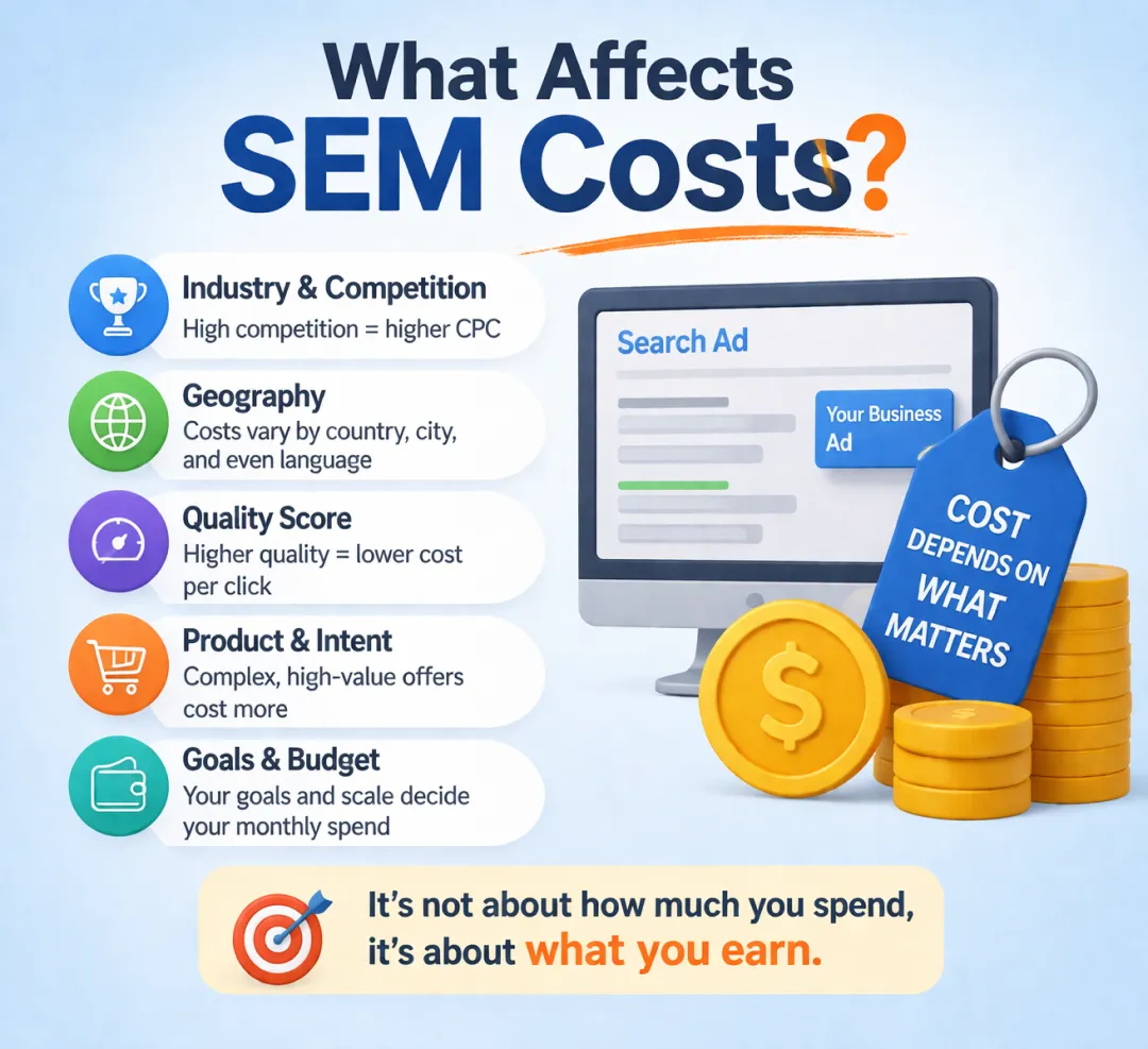 cost of search engine marketing