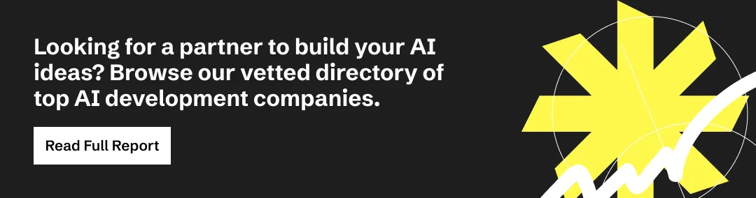 top AI development companies.