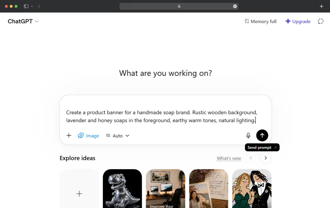 Image Generation:  Product Banner with DALL·E