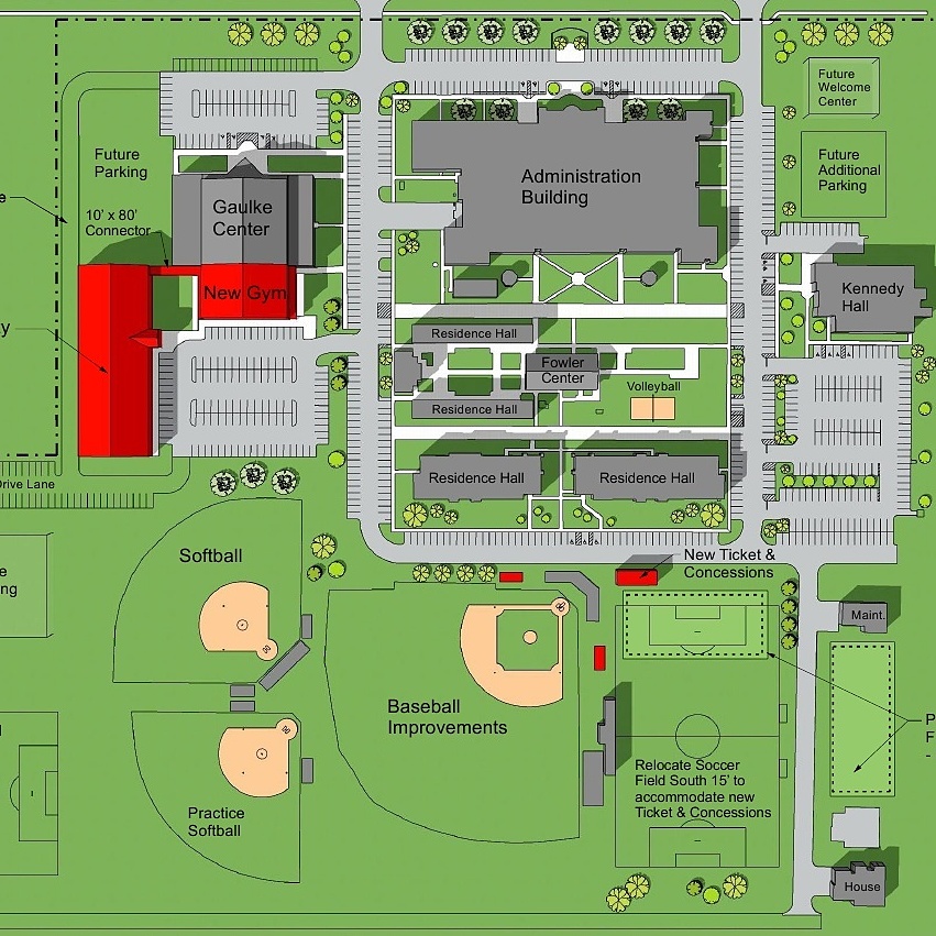 Mid America Christian University Campus Map Denise Guenevere