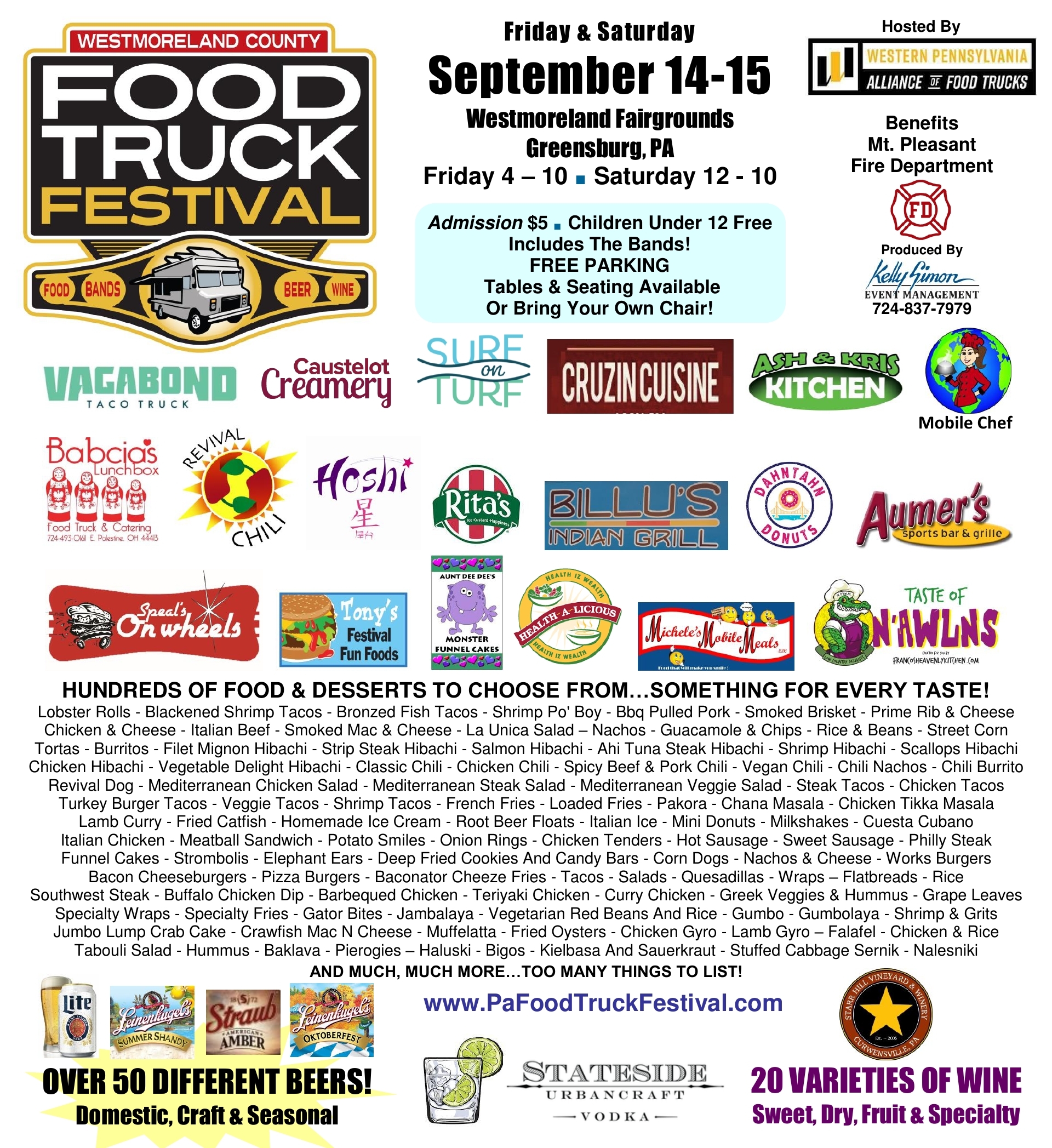 2nd Annual Westmoreland County Food Truck Festival Day 1
