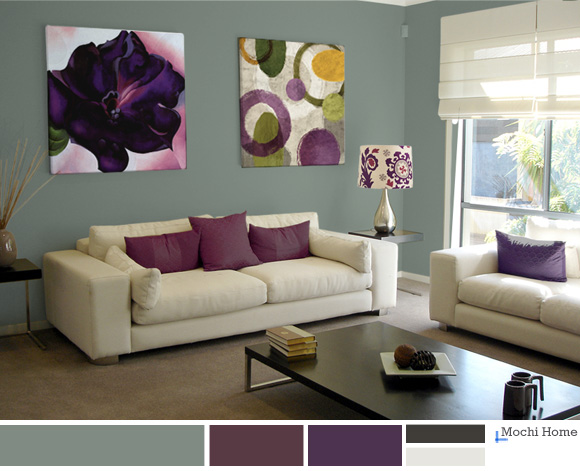 Blue Sage Living Room