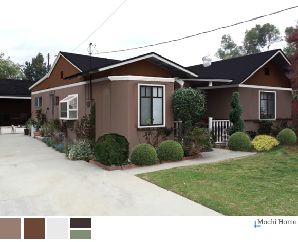 Rich Brown Exterior Paint