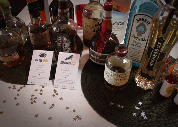 Mix Your Own Drink Spread for a Party