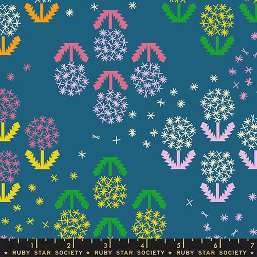 Float Wishes Canvas Teal RS1150 13L Ruby Star#1 at Moda Fabrics +