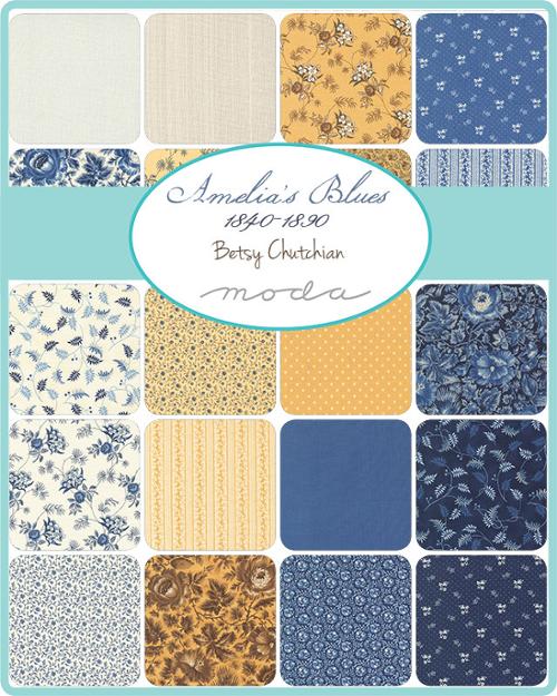 Moda Fabrics + Supplies Amelias Blues