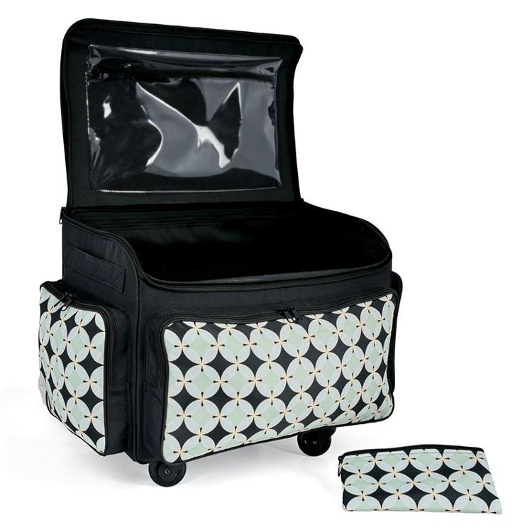 Deluxe Rolling Sew Machine Tote Z11076 Dritz1 at Moda Fabrics + Supplies