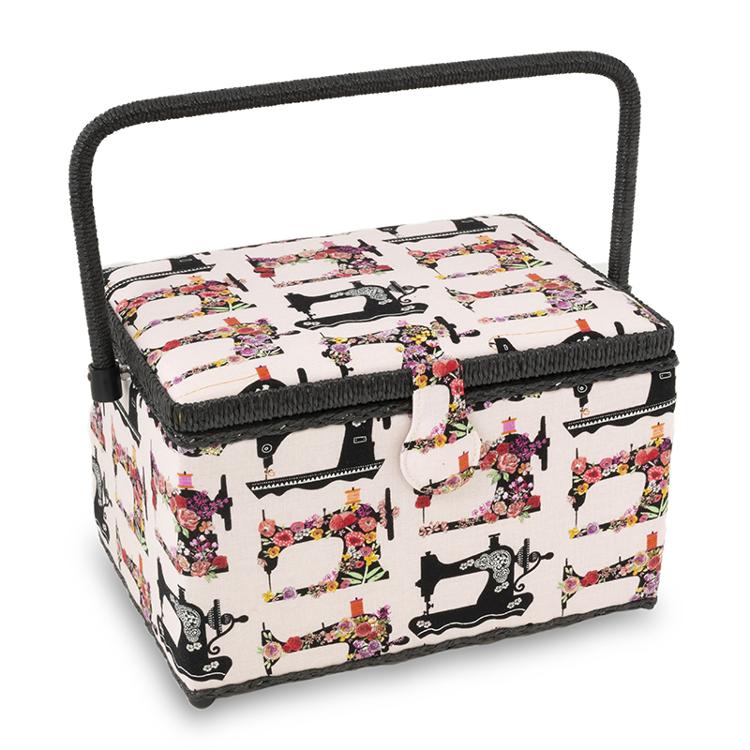 Sewing Basket Pink Sew Machines Z10051 221 Dritz1 at Moda Fabrics