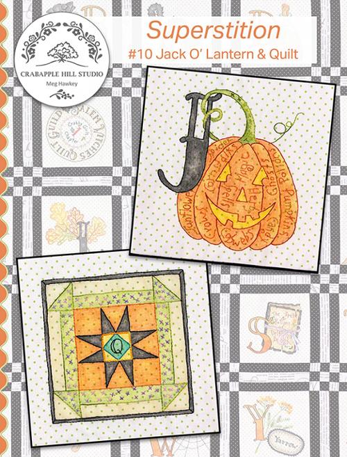 Superstition BOM #10 Jack O' La CH 3571 Crabapple Hill#1 at Moda