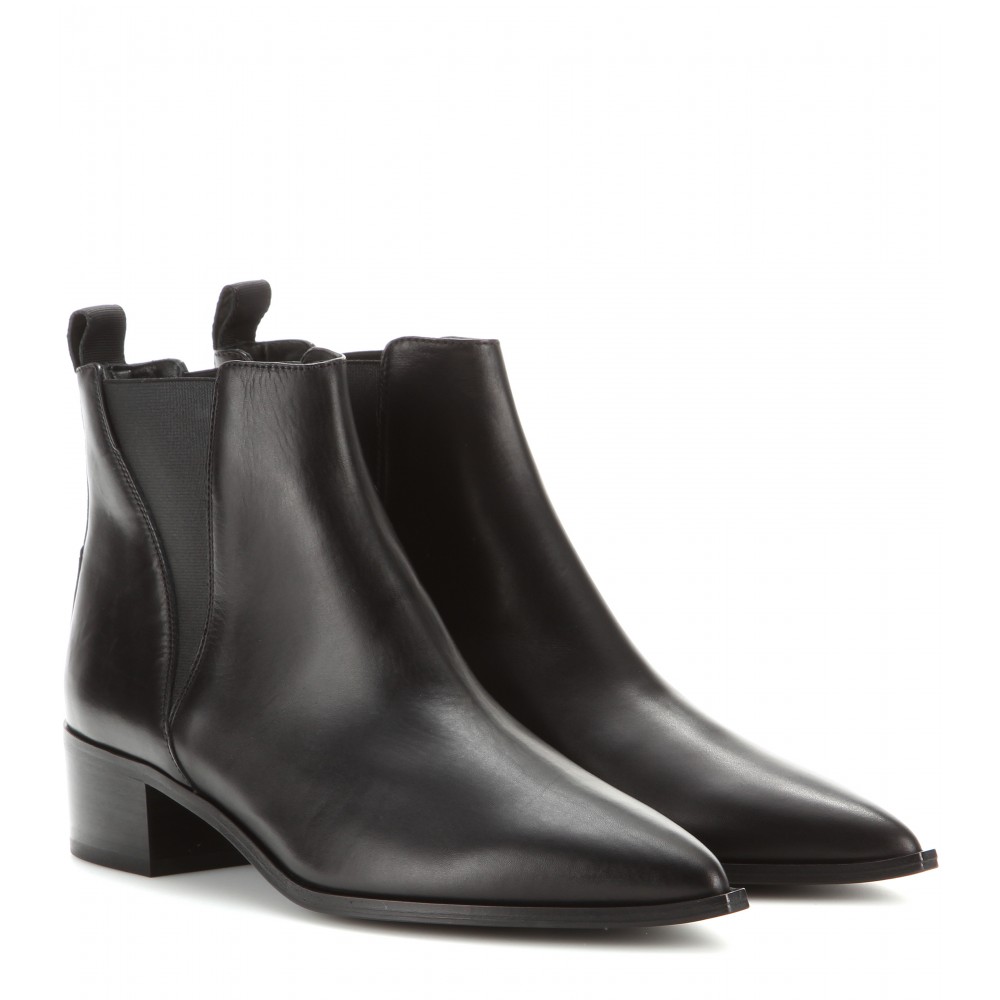 ACNE STUDIOS Jensen Leather Ankle Boots