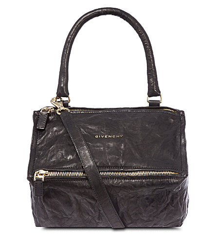 GIVENCHY Pandora Small Washed Leather Satchel