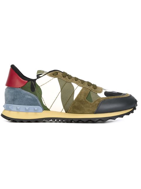 VALENTINO GARAVANI 'Rockrunner' camouflage sneakers