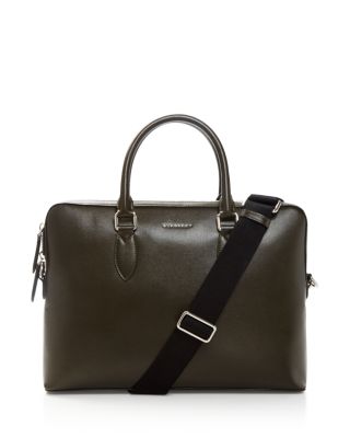 BURBERRY Bermondsey Textured Leather Briefcase