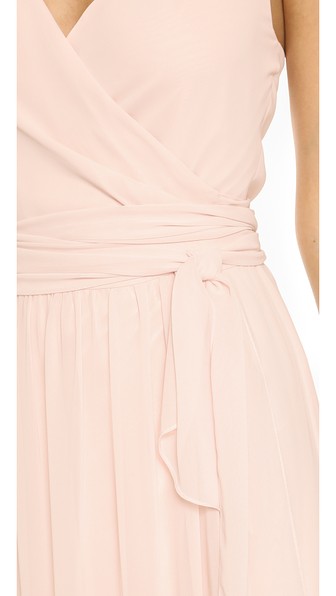 JOANNA AUGUST DC HALTER WRAP DRESS