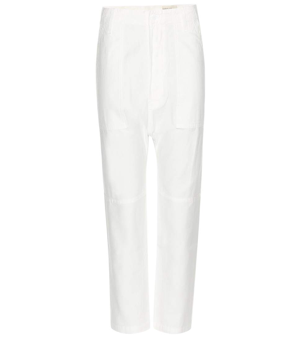 CITIZEN OF HUMANITY Sadi cropped cotton trousers