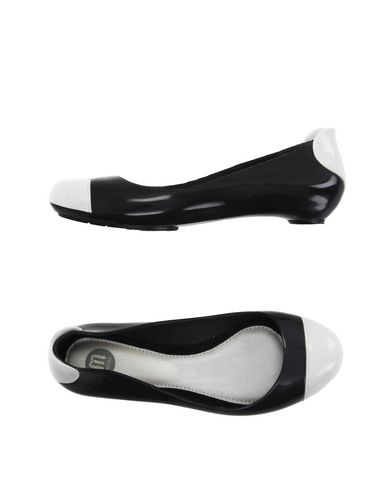 MELISSA MELISSA WOMAN BALLET FLATS BLACK SIZE 5 RUBBER