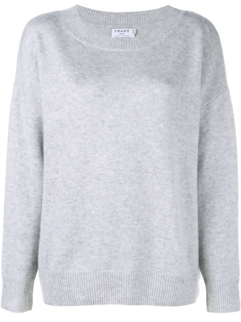 FRAME GREY CASHMERE LE BOY JUMPER