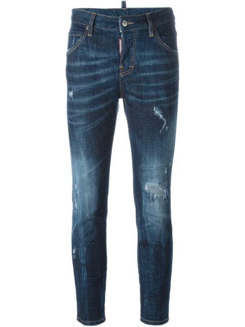 DSQUARED2 'Skinny' Zip Detail Jeans | ModeSens