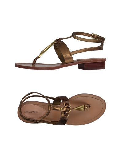 POUR LA VICTOIRE TOE STRAP SANDALS