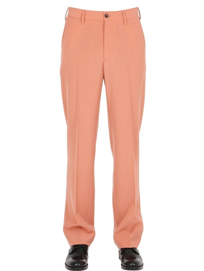 GUCCI 22CM VINTAGE EFFECT WOOL FILE PANTS