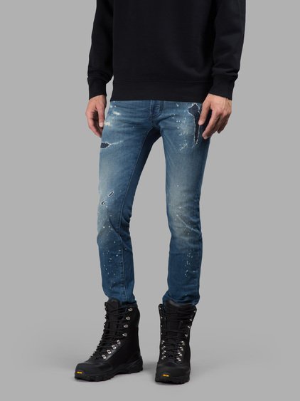 MARCELO BURLON COUNTY OF MILAN MARCELO BURLON - COUNTY OF MILAN MEN'S BLUE JEANS