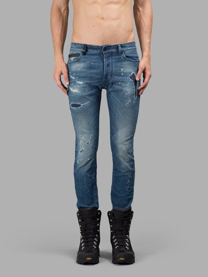 MARCELO BURLON COUNTY OF MILAN MARCELO BURLON - COUNTY OF MILAN MEN'S BLUE JEANS