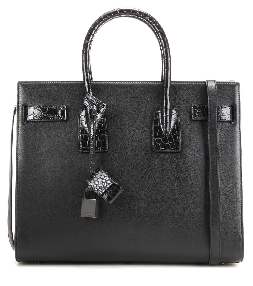 SAINT LAURENT Small Sac De Jour leather tote