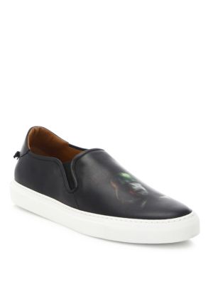 GIVENCHY Army Skull Slip-On Skater Sneakers