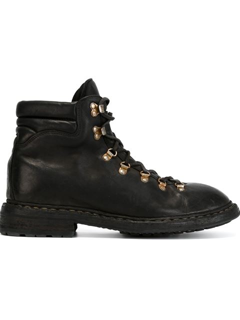 GUIDI LACE-UP ANKLE BOOTS